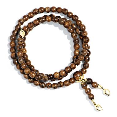 Armschmuck, Gelbgold, Tamara Comolli INDIA Armband large Snakewood