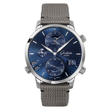 Herrenuhr, Automatik, Glashütte Original Senator Cosmopolite