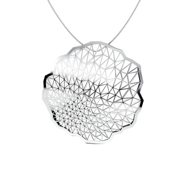         Platin, Halsschmuck, Niessing Topia Vision Anhänger 