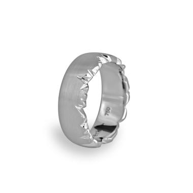 Ringe, Weißgold, Schmuckwerk Ring Alpenring