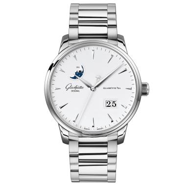 Herrenuhr, Automatik, Glashütte Original Senator Excellence Panoramadatum Mondphase