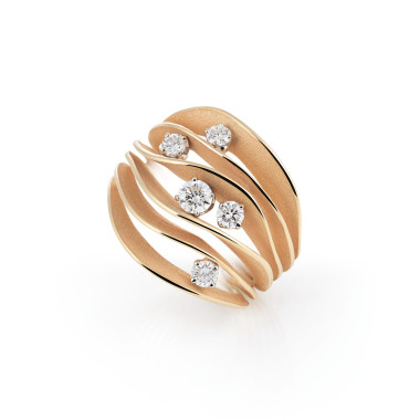         Roségold, Ringe, Cammilli Dune Precious Ring