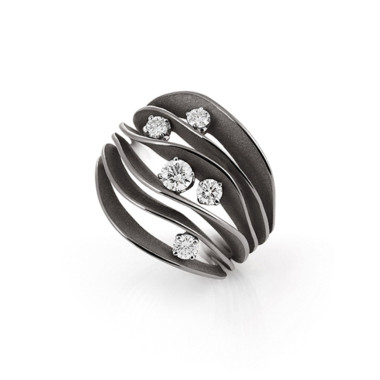         Gold farbig veredelt, Ringe, Cammilli Dune Precious Ring