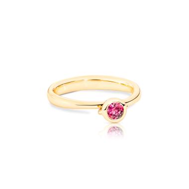 Ringe, Gelbgold, Tamara Comolli BOUTON Solitaire Ring