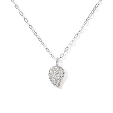 Halsschmuck, Weißgold, Tamara Comolli SPARKLE Kette mit DiamantPavé 