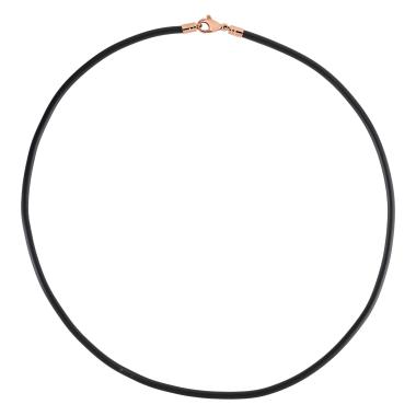 Halsschmuck, Roségold, Ruppenthal Kautschuk Collier