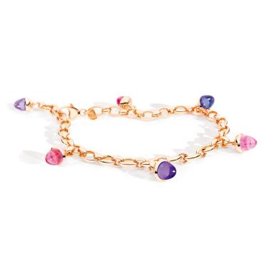 Armschmuck, Roségold, Tamara Comolli MIKADO Charm Wildberry Armband