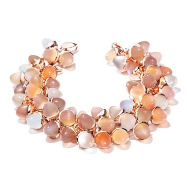 Armschmuck, Roségold, Tamara Comolli MIKADO Flamenco Armband Camel