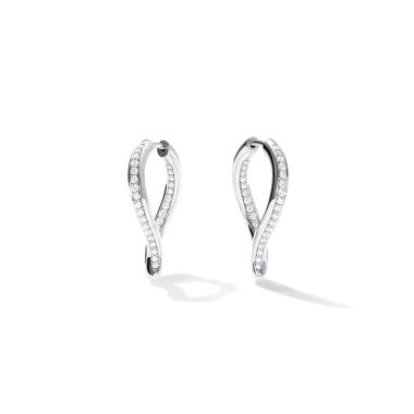 Ohrringe, Gelbgold, Tamara Comolli SIGNATURE Ohrringe Hoop Drop