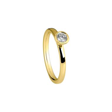 Ringe, Gelbgold, Diamond Concept by Natalie Solitärring