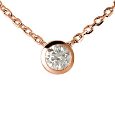 Halsschmuck, Roségold, Ruppenthal Collier Solitär