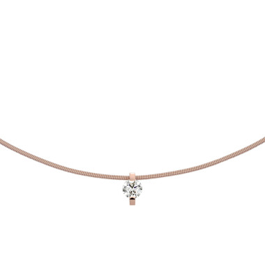         Roségold, Halsschmuck, Niessing Princess Anhänger 