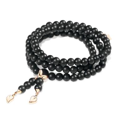 Armschmuck, Roségold, Tamara Comolli INDIA Armband medium Ebenholz