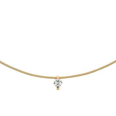         Gelbgold, Halsschmuck, Niessing Princess Anhänger 