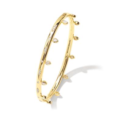 Armschmuck, Gelbgold, Tamara Comolli GYPSY Armspange "Drop" medium