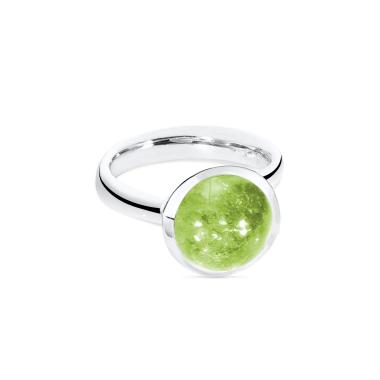 Ringe, Weißgold, Tamara Comolli BOUTON Ring large Peridot