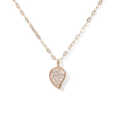 Halsschmuck, Roségold, Tamara Comolli SPARKLE Kette mit DiamantPavé 