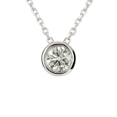        Weißgold, Halsschmuck, Ruppenthal Collier Brillant