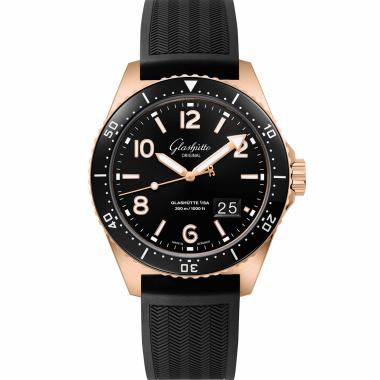 Herrenuhr, Automatik, Glashütte Original SeaQ Panoramadatum