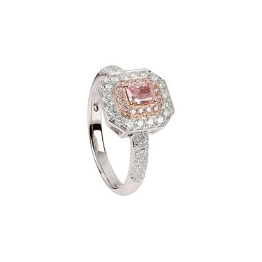 Ringe, Weißgold, Ruppenthal Ring Diamanten Natur