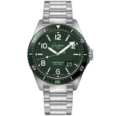 Herrenuhr, Automatik, Glashütte Original SeaQ Panoramadatum
