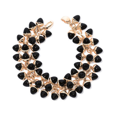         Roségold, Armschmuck, Tamara Comolli MIKADO Flamenco Armband 'Beluga'