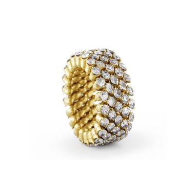 Ringe, Gelbgold, Serafino Consoli Brevetto Multi-Size Ring