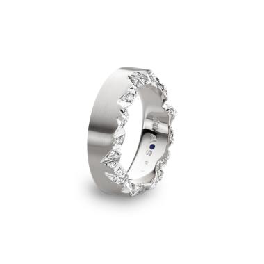 Ringe, Platin, Schmuckwerk Ring Alpenring