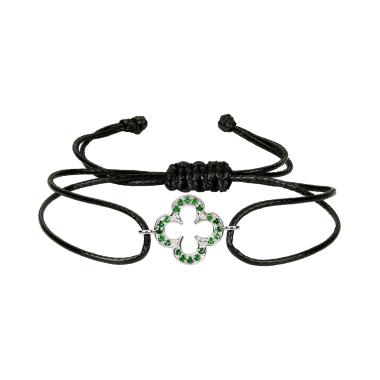 Armschmuck, Weißgold, Ruppenthal Armband Kleeblatt