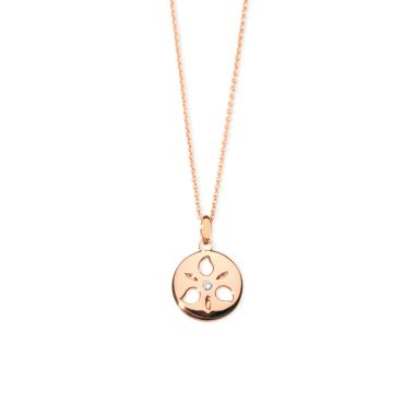 Halsschmuck, Roségold, Tamara Comolli SAND DOLLAR Anhänger Medium