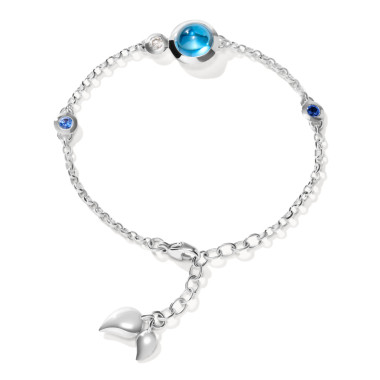         Weißgold, Armschmuck, Tamara Comolli BOUTON Mini Chain Armband 'Ocean' Small/Medium