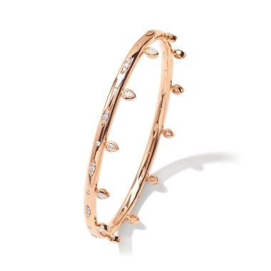 Armschmuck, Roségold, Tamara Comolli GYPSY Armspange "Drop" medium