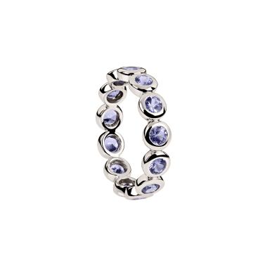 Ringe, Weißgold, Ruppenthal Memory Tennis Ring