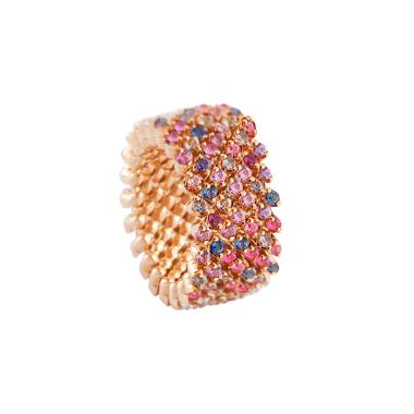 Ringe, Roségold, Serafino Consoli Brevetto Multi-Size Ring