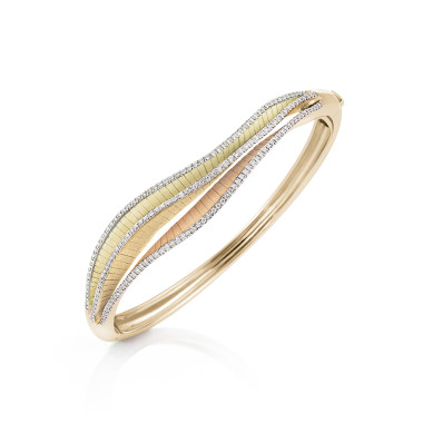 Gelbgold &amp; Roségold, Armschmuck, Cammilli Regina Armreif