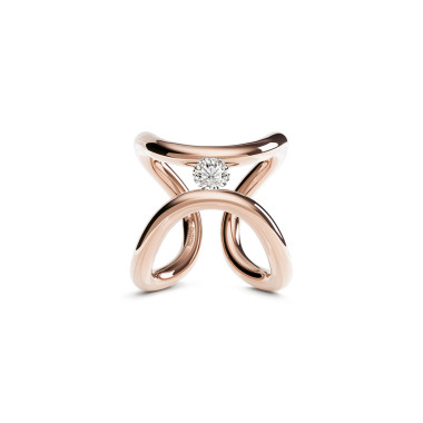         Roségold, Ringe, Niessing Spannring® Ära