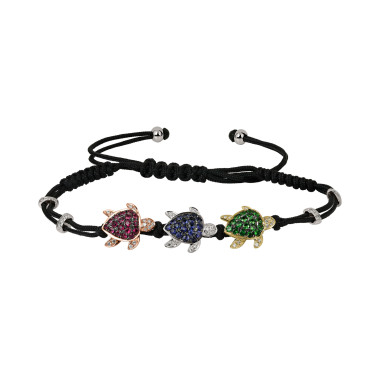         Weißgold, Armschmuck, Ruppenthal Armband 3 Turtles