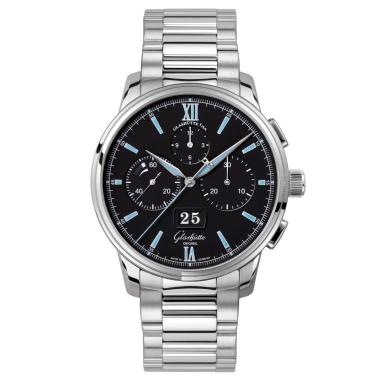 Unisex, Automatik, Glashütte Original Senator Chronograph Panoramadatum