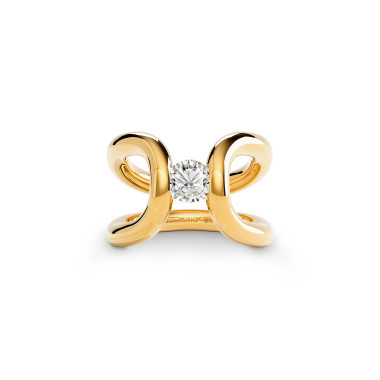         Gelbgold, Ringe, Niessing Spannring® Ära C