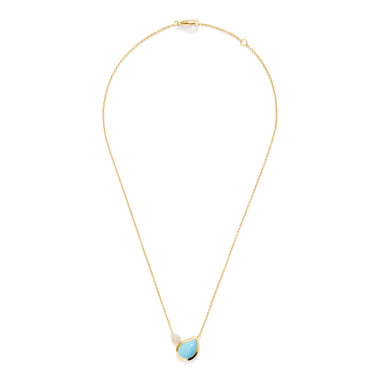         Gelbgold, Halsschmuck, Tamara Comolli SIGNATURE Halskette 2 Drops 