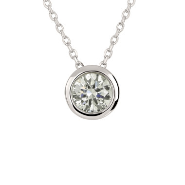         Weißgold, Halsschmuck, Ruppenthal Collier Brillant