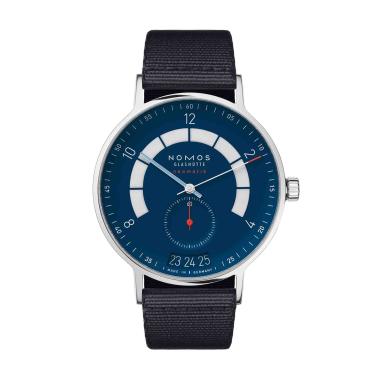 Unisex, Automatik, NOMOS Glashütte Autobahn neomatik 41 Datum nachtblau