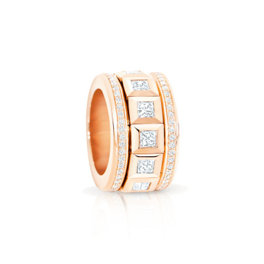         Roségold, Ringe, Tamara Comolli CURRICULUM VITAE 77 Ring mit Diamant-Pavé