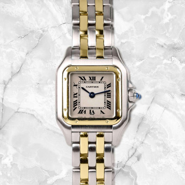         Cartier Cartier Panthère PM – Ref. 1120, Stahl/Gelbgold