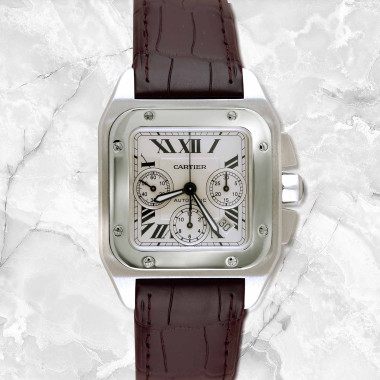         Cartier Cartier Santos 100 XL Chronograph Edelst