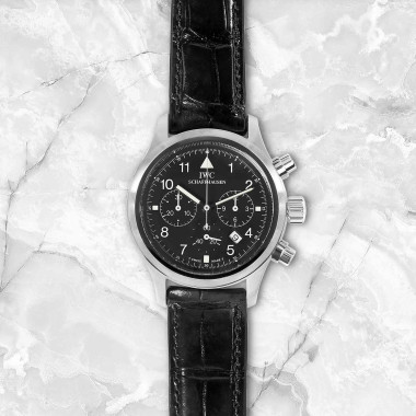        IWC IWC Pilot’s Watch Chronograph – Ref. 3741, Edelstahl, Alligatorband