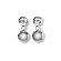 Tamara Comolli BOUTON Ohrhänger 2 Cabochons mit Diamant-Pavé - Bild 3