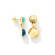 Tamara Comolli BOUTON Ohrringe 2 Cabochons 'Lagoon' - Bild 2