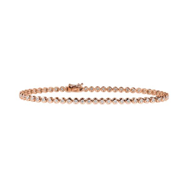 Armschmuck, Roségold, Ruppenthal Tennis-Armband