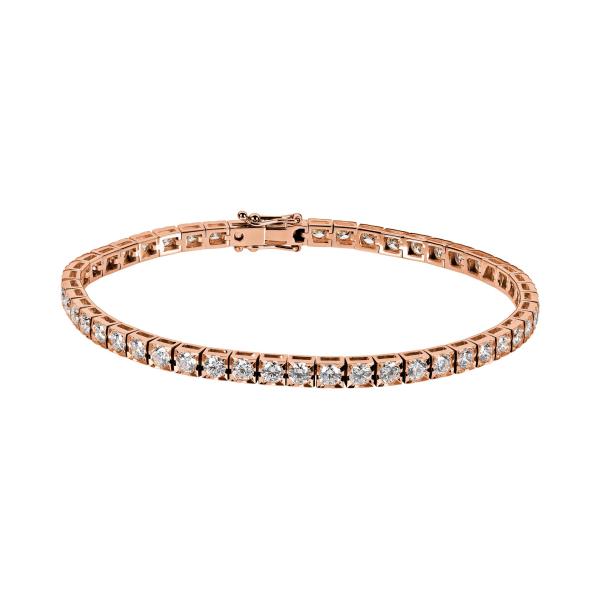 Armschmuck, Roségold, Ruppenthal Tennis-Armband